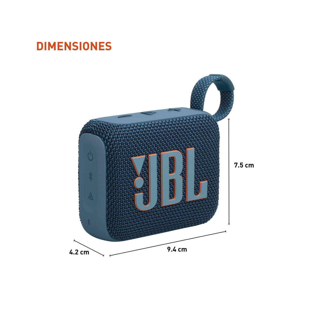 JBL Go 4 - Ultra-Portable, Waterproof and Dustproof Bluetooth Speaker, 7-Hour Built-in Battery, Made in Part with Recycled Materials (Black)