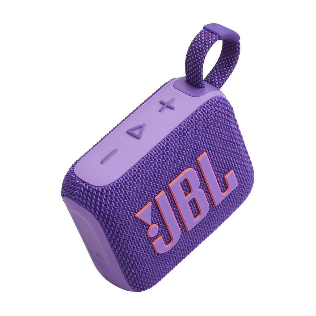JBL Go 4 - Ultra-Portable, Waterproof and Dustproof Bluetooth Speaker, 7-Hour Built-in Battery, Made in Part with Recycled Materials (Black)