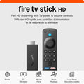 Amazon Fire TV Stick HD (nouveau modèle), télévision gratuite et en direct, télécommande vocale Alexa, contrôle de la maison intelligente, diffusion continue HD