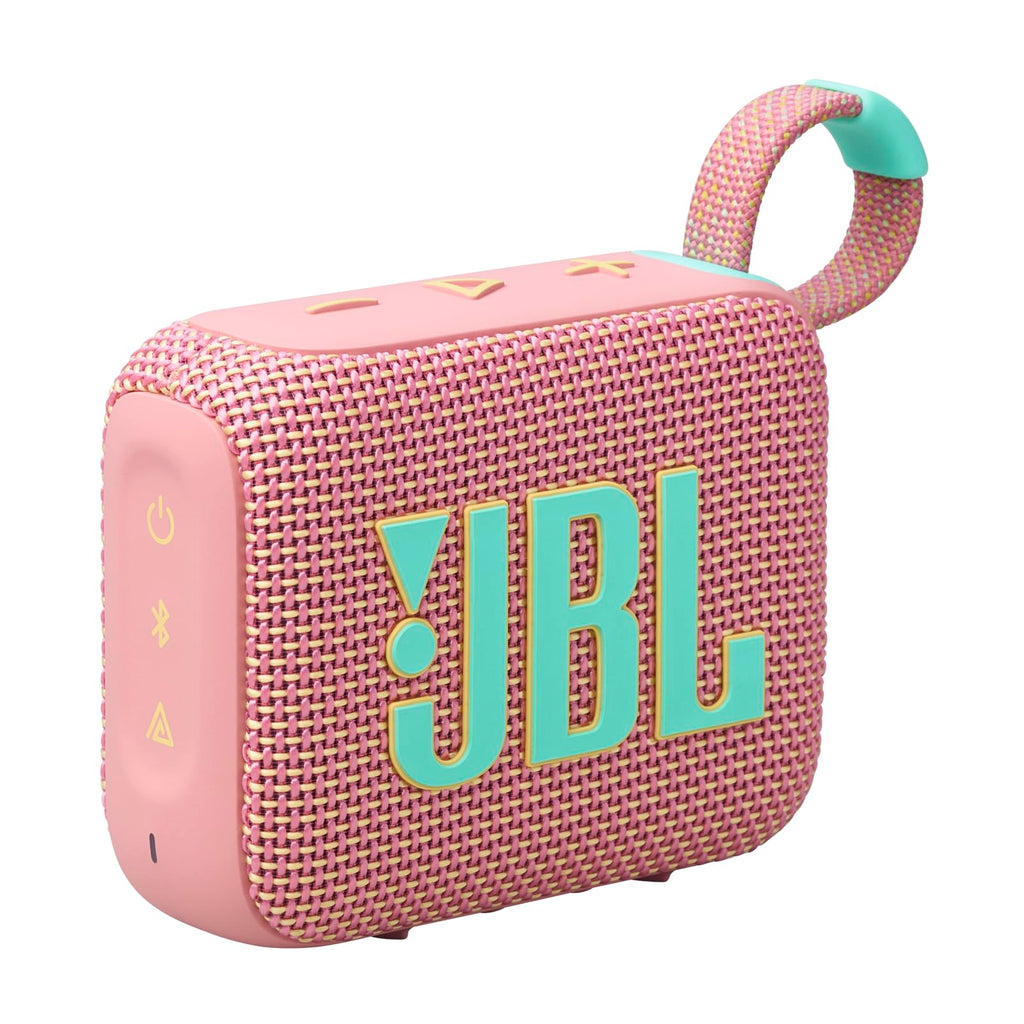 JBL Go 4 - Ultra-Portable, Waterproof and Dustproof Bluetooth Speaker, 7-Hour Built-in Battery, Made in Part with Recycled Materials (Black)