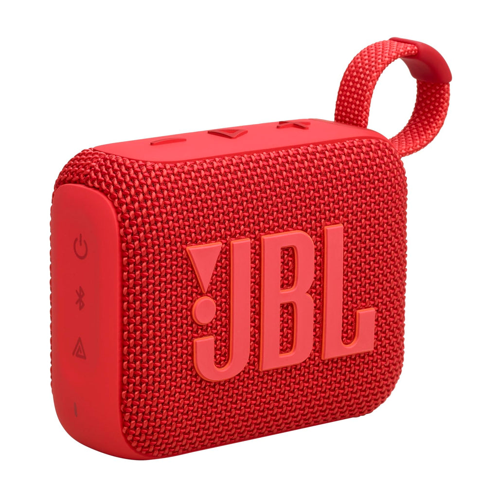 JBL Go 4 - Ultra-Portable, Waterproof and Dustproof Bluetooth Speaker, 7-Hour Built-in Battery, Made in Part with Recycled Materials (Black)