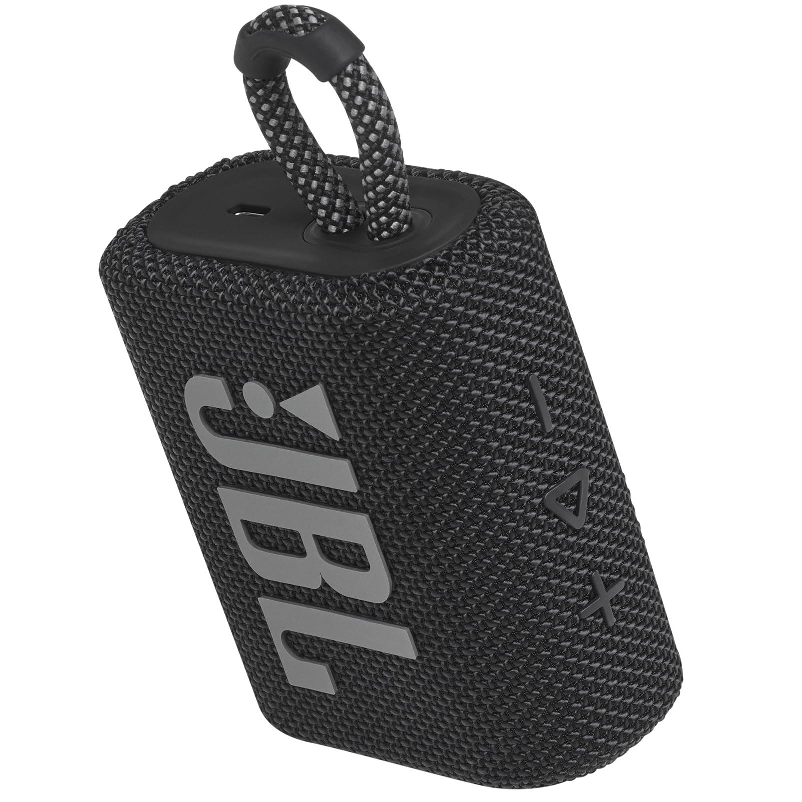 JBL Go 4 - Ultra-Portable, Waterproof and Dustproof Bluetooth Speaker, 7-Hour Built-in Battery, Made in Part with Recycled Materials (Black)