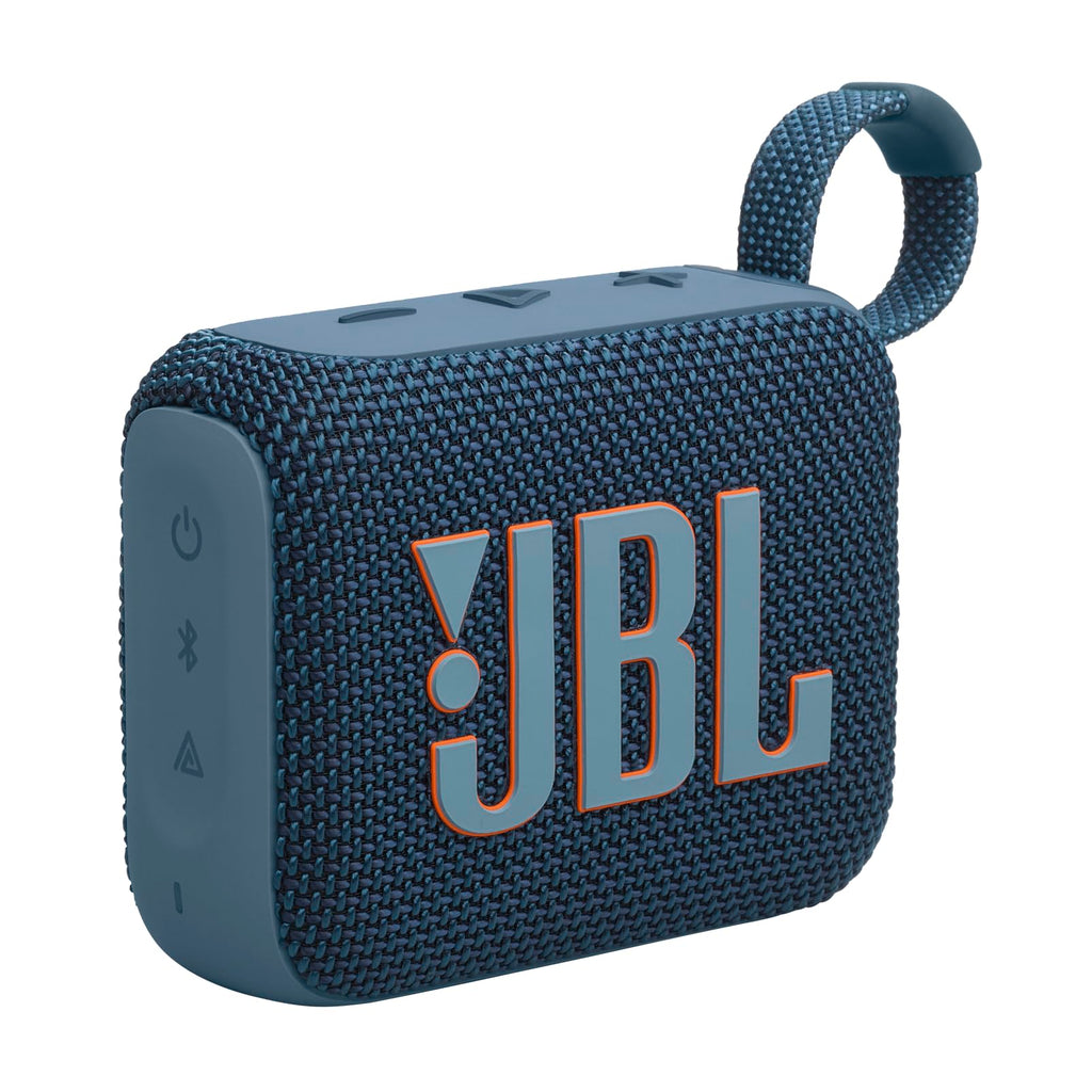 JBL Go 4 - Ultra-Portable, Waterproof and Dustproof Bluetooth Speaker, 7-Hour Built-in Battery, Made in Part with Recycled Materials (Black)