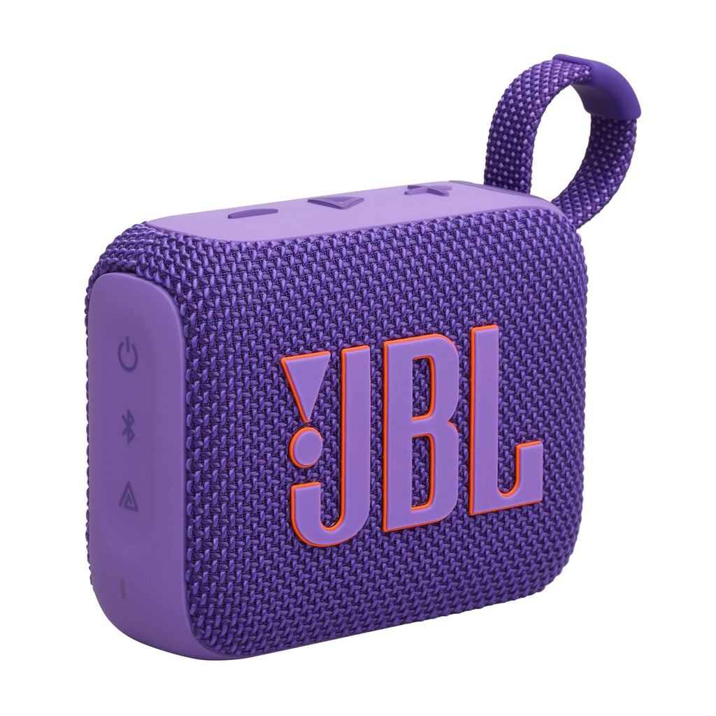 JBL Go 4 - Ultra-Portable, Waterproof and Dustproof Bluetooth Speaker, 7-Hour Built-in Battery, Made in Part with Recycled Materials (Black)