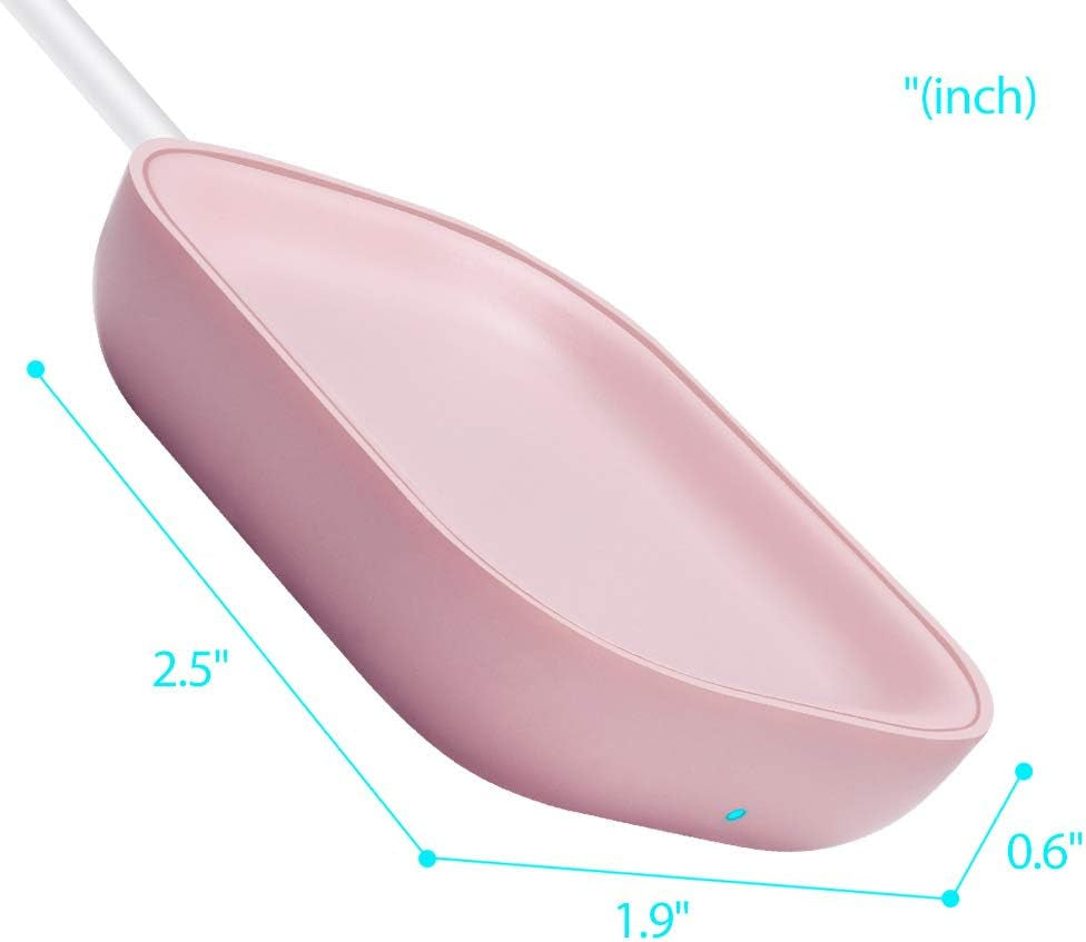 For Airpod Charger, Designed Wireless Charger for Airpods 4(Anc)/3Rd/2Nd Gen, for New Airpod Pro 3 (2025)/ 2Nd Gen, Wireless Earbuds, Slim & Compact for Travel Home Office, Pink