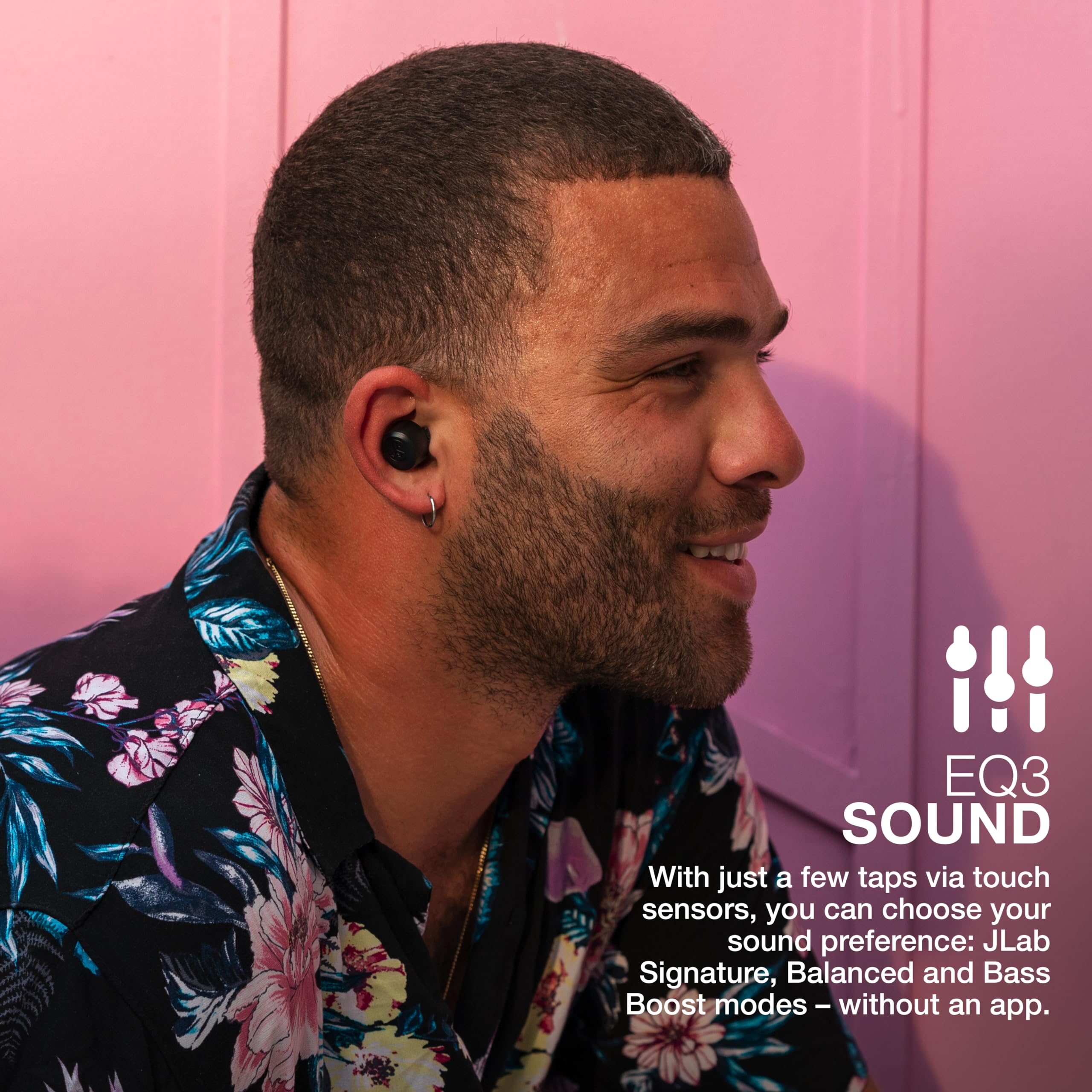 JLab Go Air Pop+ True Wireless Earbuds, in Ear Headphones, Bluetooth Earphones, 35H Playtime Ear Buds, Bluetooth Earbuds with Microphone, USB-C Charging Case, Dual Connect, EQ3 Sound, Light Blue