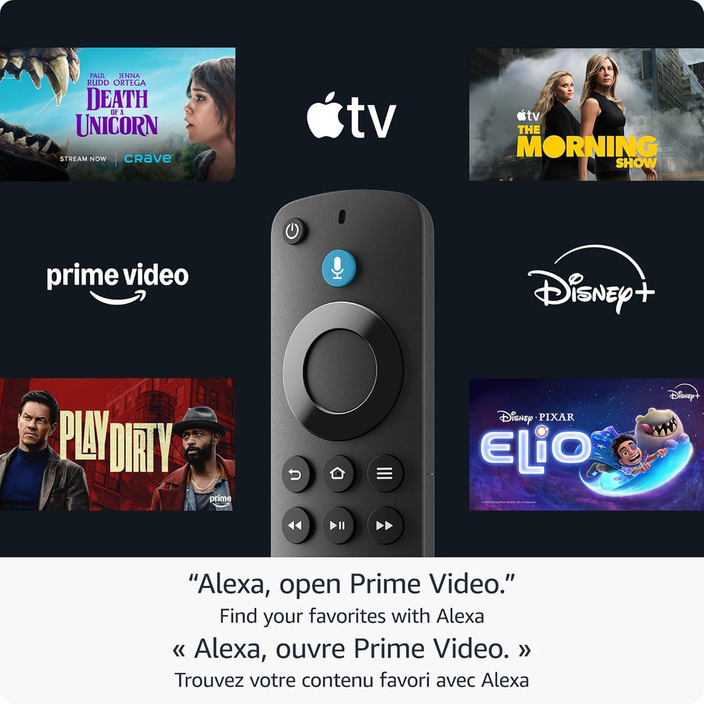 Amazon Fire TV Stick HD (nouveau modèle), télévision gratuite et en direct, télécommande vocale Alexa, contrôle de la maison intelligente, diffusion continue HD