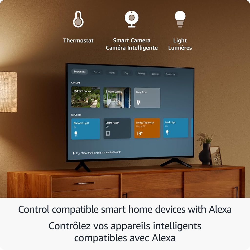 Amazon Fire TV Stick HD (nouveau modèle), télévision gratuite et en direct, télécommande vocale Alexa, contrôle de la maison intelligente, diffusion continue HD