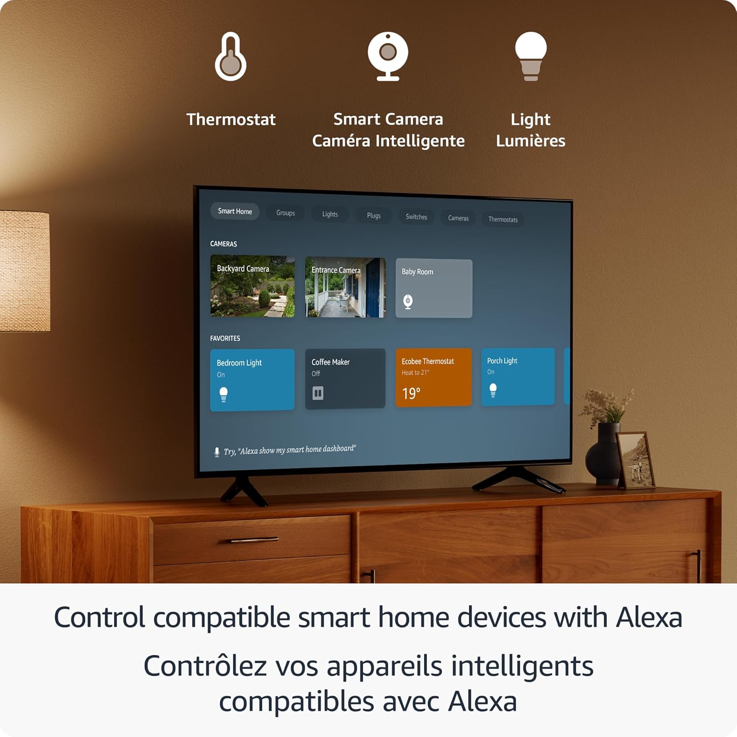 Amazon Fire TV Stick HD (nouveau modèle), télévision gratuite et en direct, télécommande vocale Alexa, contrôle de la maison intelligente, diffusion continue HD