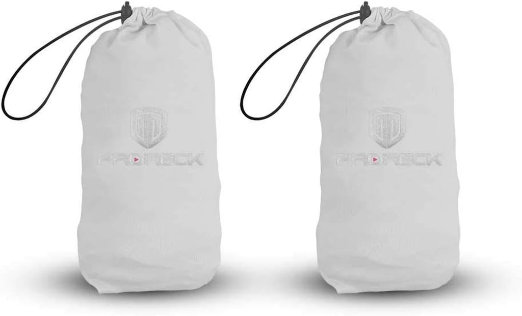 Speaker Stand Cover Tripod Stand Skirt Scrim - 360 Degree White Covers (Set of 2)