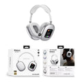 Wireless Bluetooth Headset with RGB Digital Display Screen Card Reader Headset Long Battery life High-fidelity Earphones