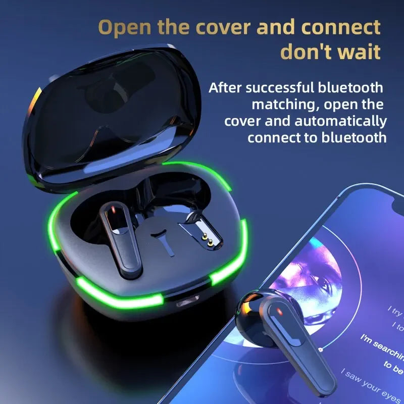 Wireless Bluetooth Headphones Dazzling Breath Light Noise Reduction Esports Wireless Headphones For Game  Music Headphones
