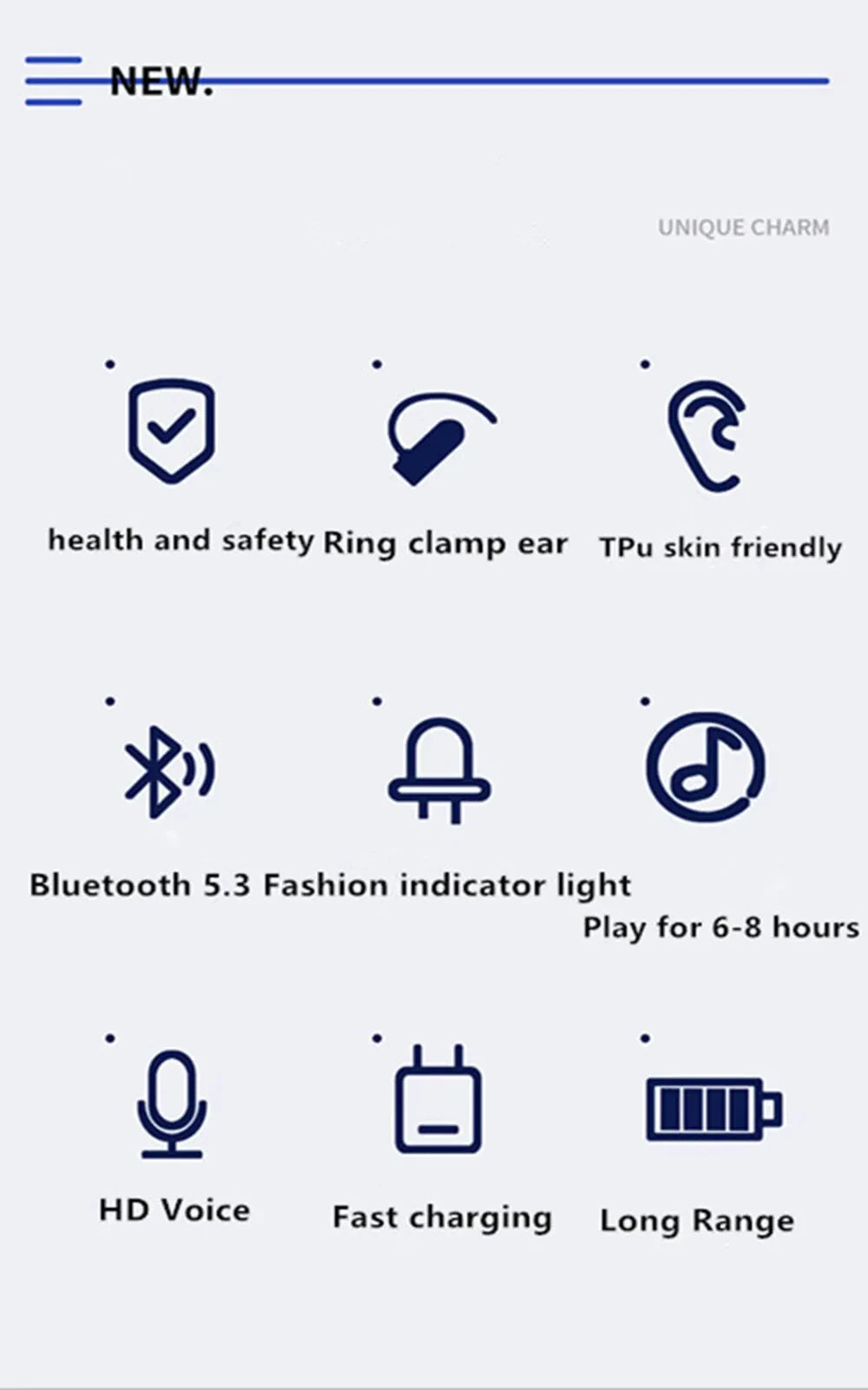 Bluetooth Earphone Clip On Monaural Inear Motion Stereo Bone Conduction Gd28 Business Wireless Earphone Mini Monaural Tws Waterp