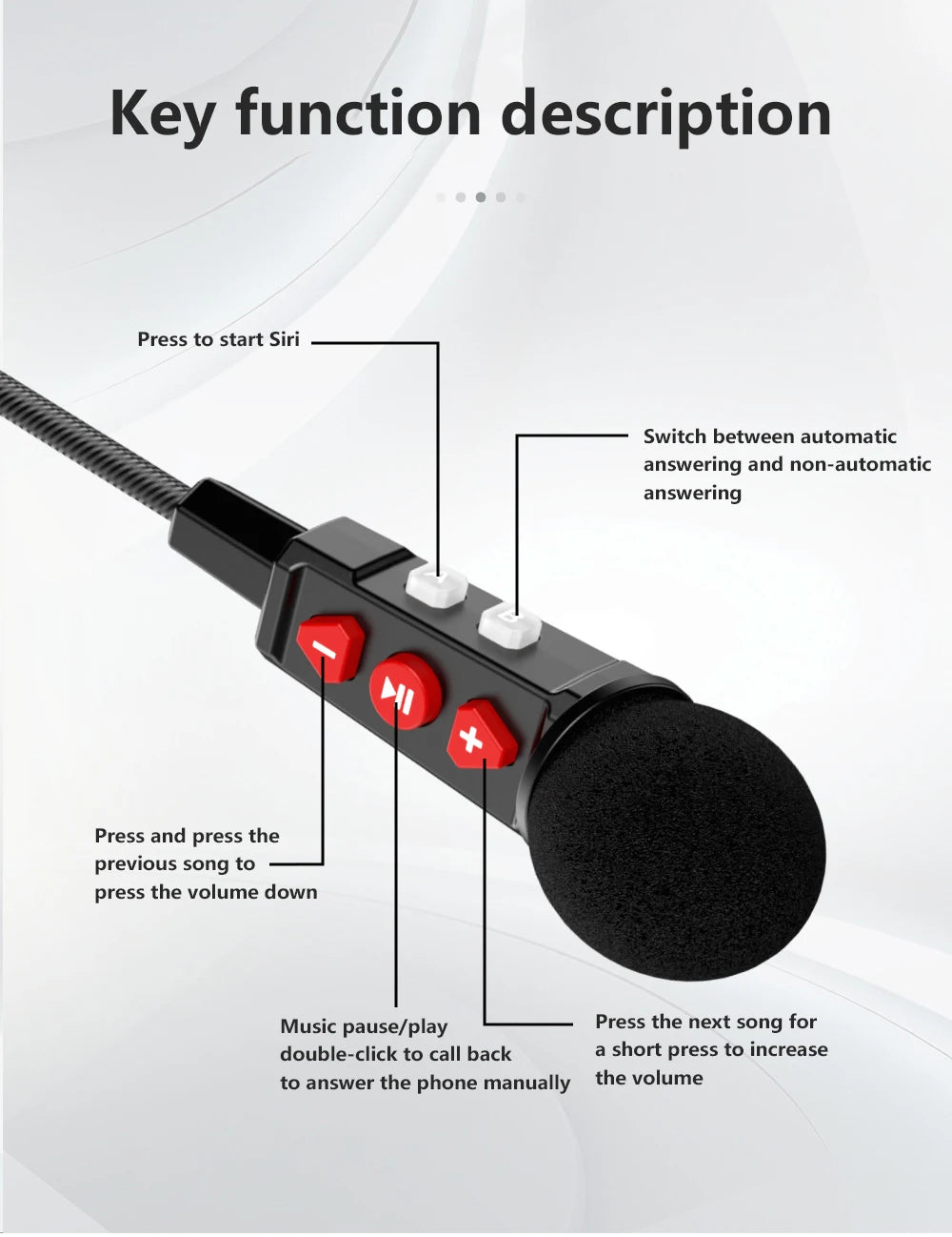 Motorcycle Bluetooth Headset Wireless Stereo Moto Helmet Headphones Music Player Handsfree Earphone with Clip Holder