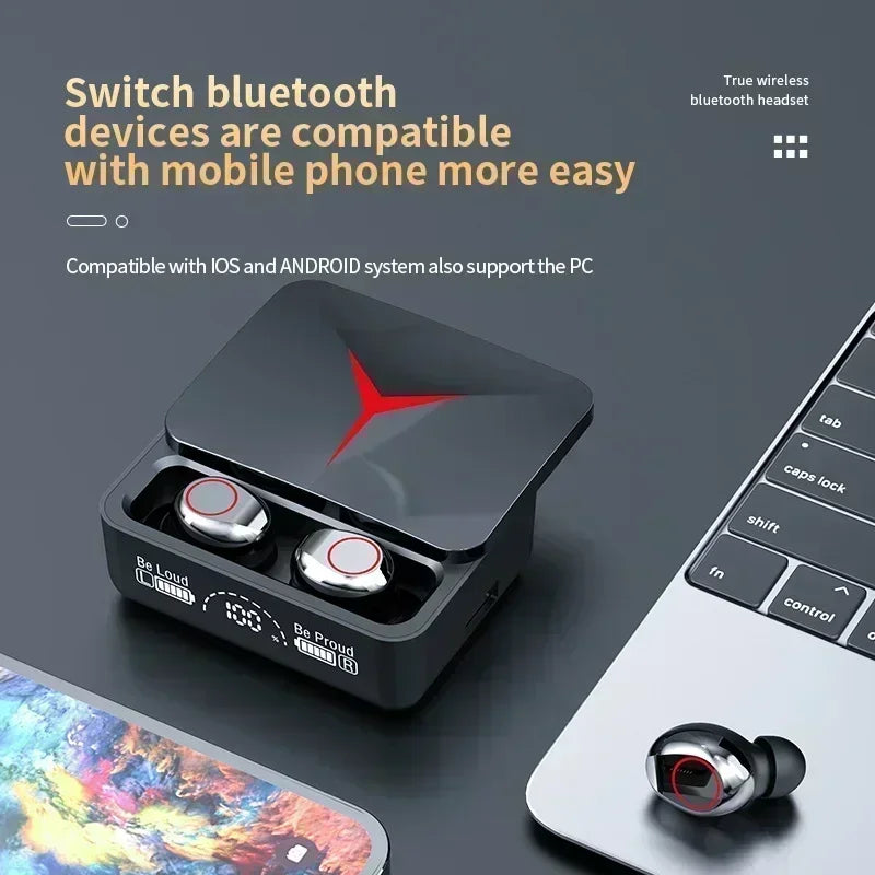 Original TWS M90 Wireless Headphones Gaming Earphone Bluetooth 5.3 Sport Earbuds Music Headsets For iphone Xiaomi Free Shipping