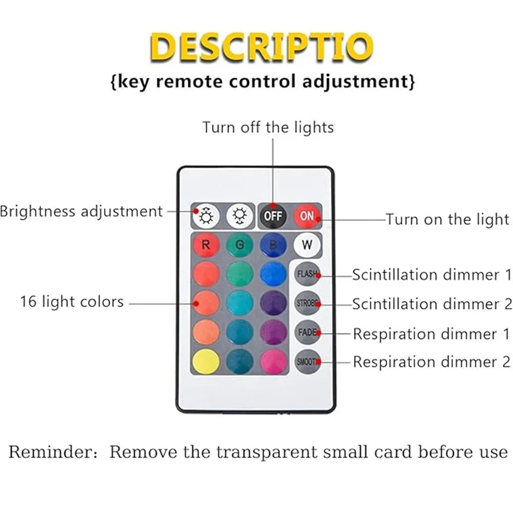 RGB Color Dynamic Aurora/Water Ripple Projector Night Light Bedroom Ambient Lamp Xmas New Year Decoration Table Lamp