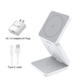 Wireless Charger for iPhone 3 in 1 Foldable Magnetic Wireless Charging Station for iPhone 15 14 13 12 Pro Max Charger Station