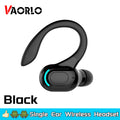 Bluetooth 5.2 Business Wireless Headphone Ear-Hook Mini HIFI Bass Noise Cancelling Earphone With Mic Earbuds Sport Game Headset