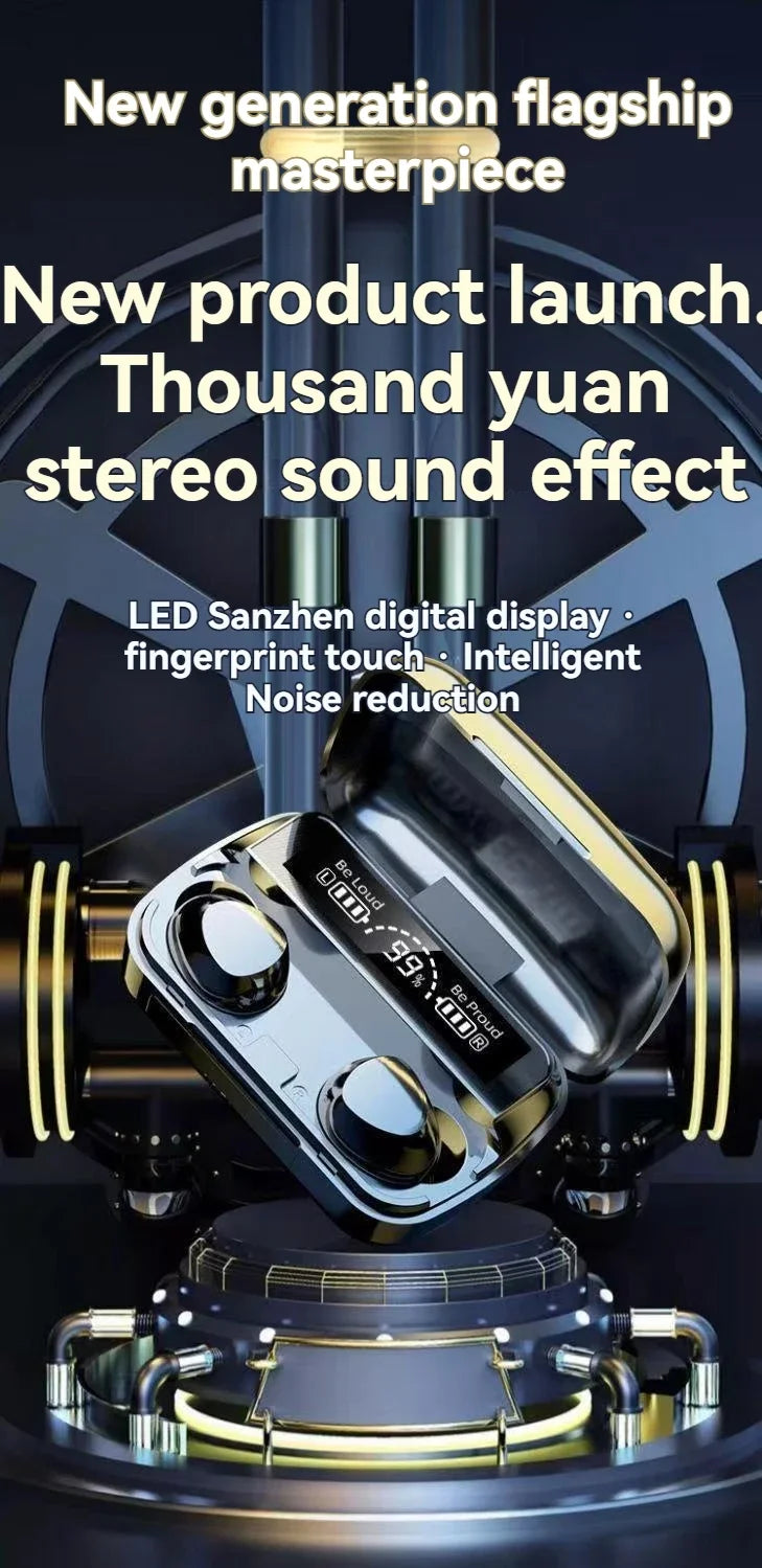 M10 Wireless Headphones TWS Bluetooth Touch Control Earphones Sport Earbuds Hifi Stereo Gaming Headset With Mic For smartphone