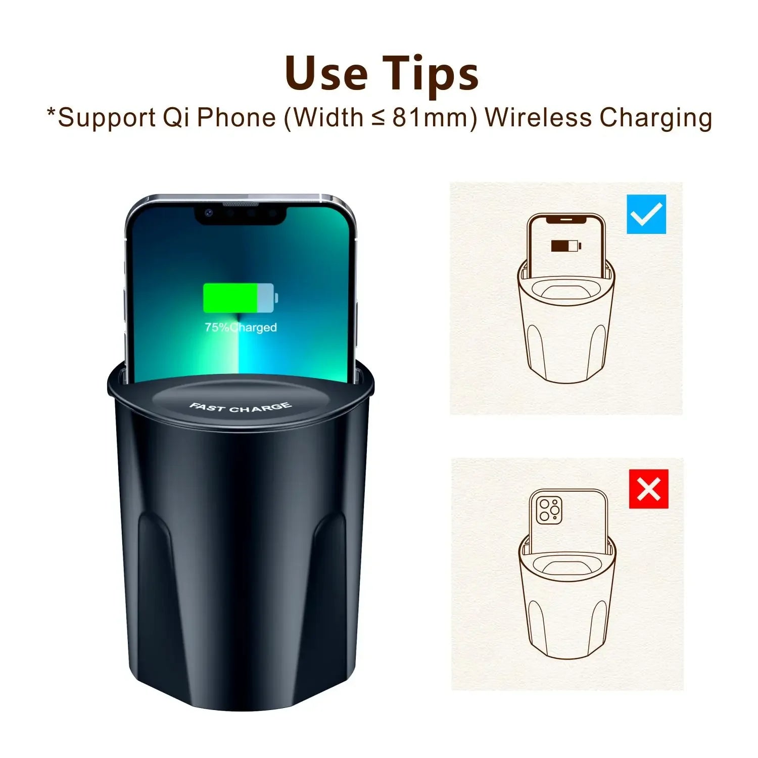 3in1 fast charging car charger 120w retractable cable and 2 USB ports