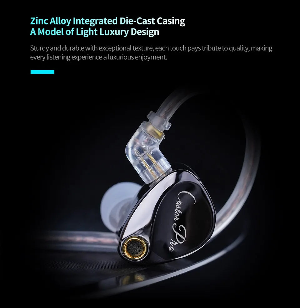 KZ Castor PRO Wired In-Ear Earphones Dynamic Drivers High-end Tunable Earphones HIFI Sound IEM Bass Headphones Gaming Headset