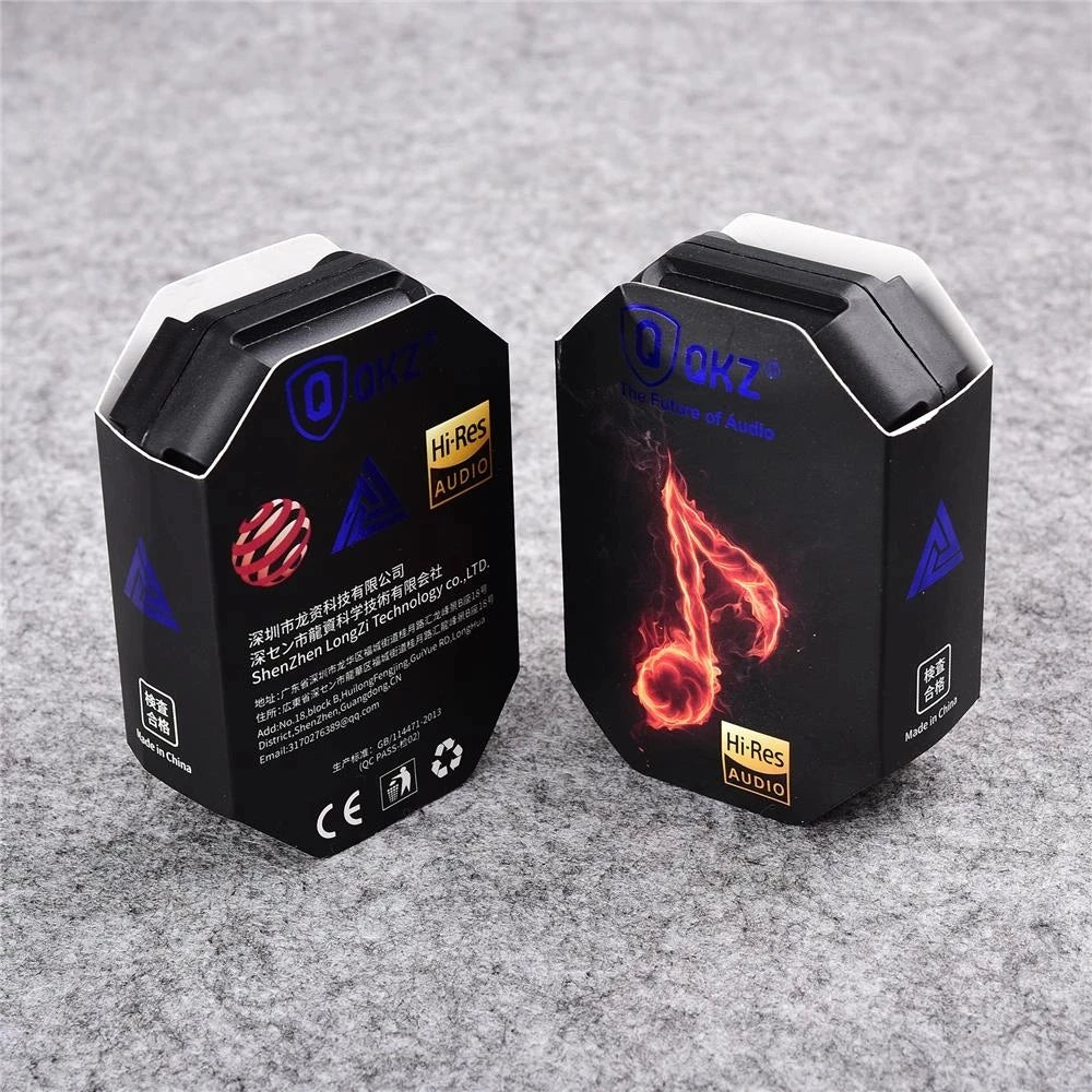 Newest QKZ AK6 Series 3.5mm In-Ear Earphone with Box Game Headset HIFI Bass Noise Cancelling Earbuds With Mic