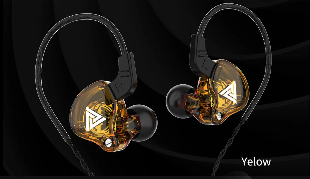 Newest QKZ AK6 Series 3.5mm In-Ear Earphone with Box Game Headset HIFI Bass Noise Cancelling Earbuds With Mic