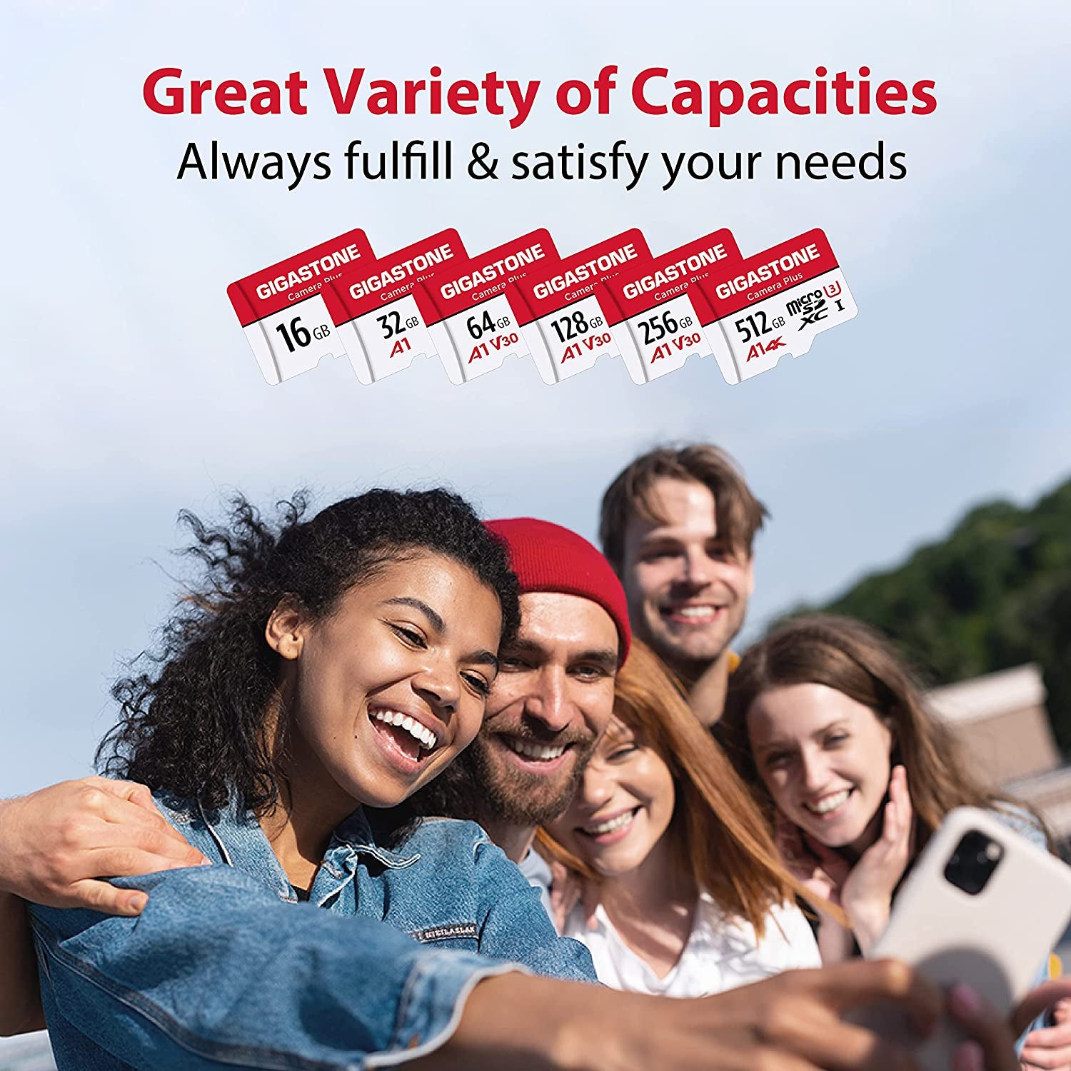 64GB Micro SD Card 2-Pack, UHS-I U3 A1 V30, 95MB/s, Ideal for Wyze Cam, Security Cameras, Smartphones, and Fire Tablets, Includes Adapter for 4K Video Recording